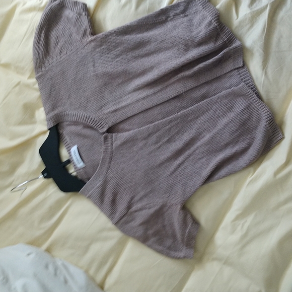 Calvin Klein Sweaters - SOLD  Calvin Klein Shrug Short Sleeve Sweater Small